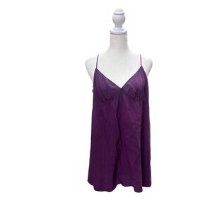 Twelfth Street by Cynthia Vincent Purple Y2K Silk Camisole Size Medium